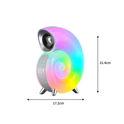 اسپیکر بلوتوثی شارژی قابل حمل مدل حلزونی RGB | ایران گجت